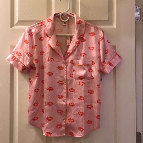 Victoria's Secret Other - 💖Shirt ONLY💖VS The Afterhours Satin Pajama Shirt